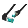 Tinklo kabelis EFB Elektronik MK6001W.0,5B 0,5 m Cat6a S/FTP juodas