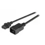 Maitinimo kabelis EFB Elektronik EK531.3V2, 3 m, C20 lizdas į C13 lizdą, 250 V 10 A, juodas