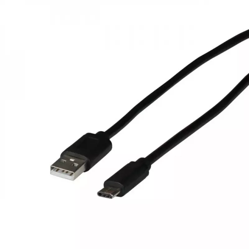 USB laidas EFB Elektronik EBUSBC-USB20AK.1 USB 2.0 1 m USB C USB A Juodas