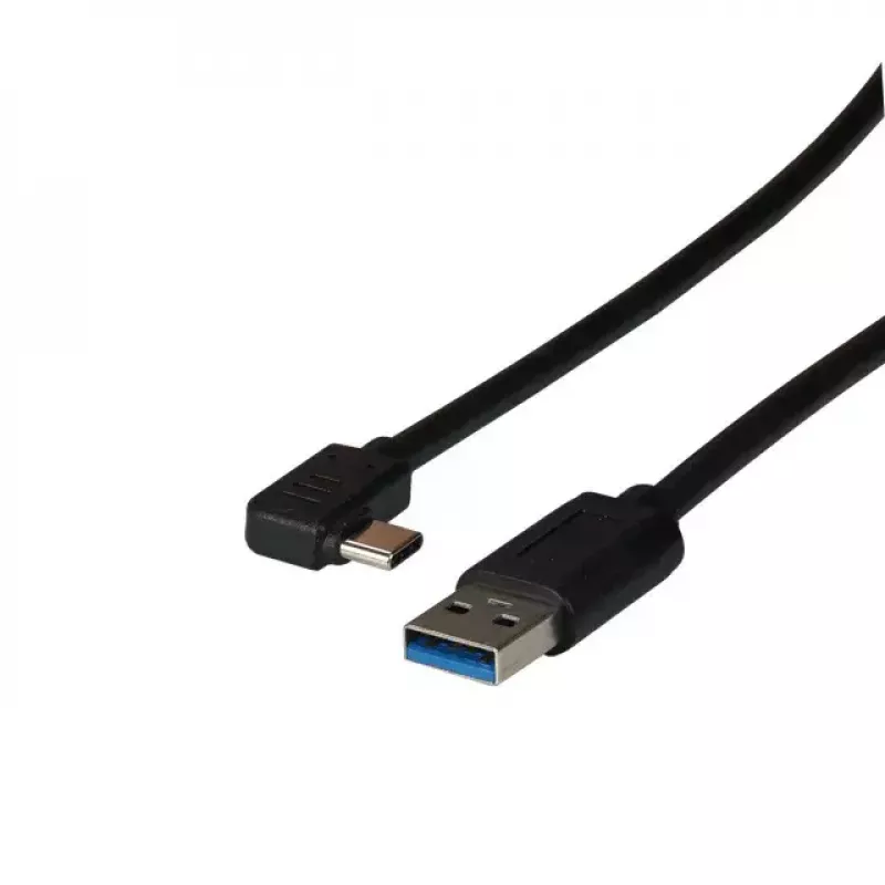 USB A į USB C kabelis EFB Elektronik EBUSBC-USBC5GAK.1 — 1 m, USB 3.2 Gen 1 (5 Gbit/s), juodas