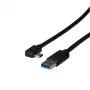 USB A į USB C kabelis EFB Elektronik EBUSBC-USBC5GAK.1 — 1 m, USB 3.2 Gen 1 (5 Gbit/s), juodas