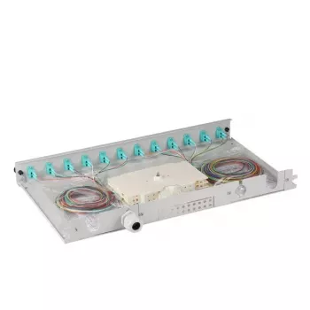 EFB Elektronik B71901L12OM3 šviesolaidinis adapteris LC Aqua pilka, daugiamodis