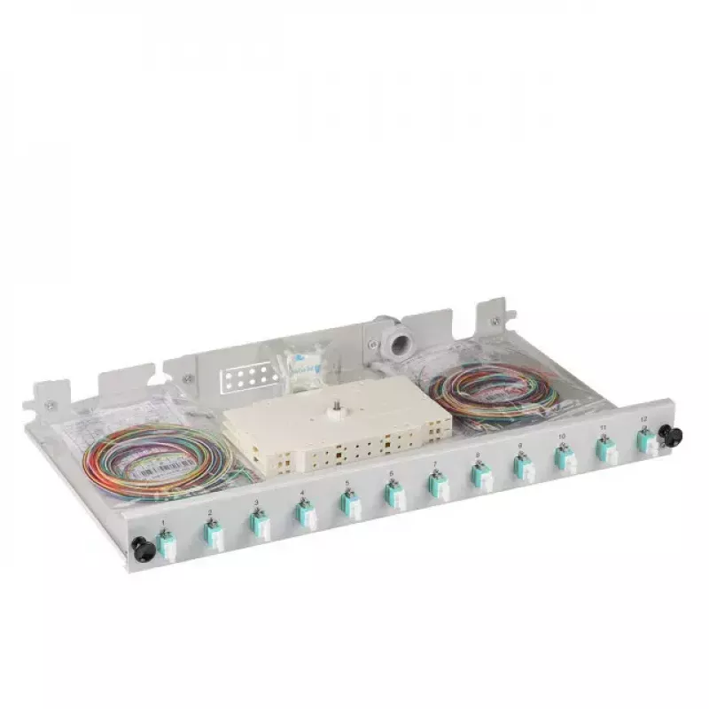 EFB Elektronik B71901L12OM3 šviesolaidinis adapteris LC Aqua pilka, daugiamodis