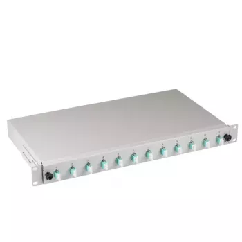 EFB Elektronik B71901L12OM3 šviesolaidinis adapteris LC Aqua pilka, daugiamodis