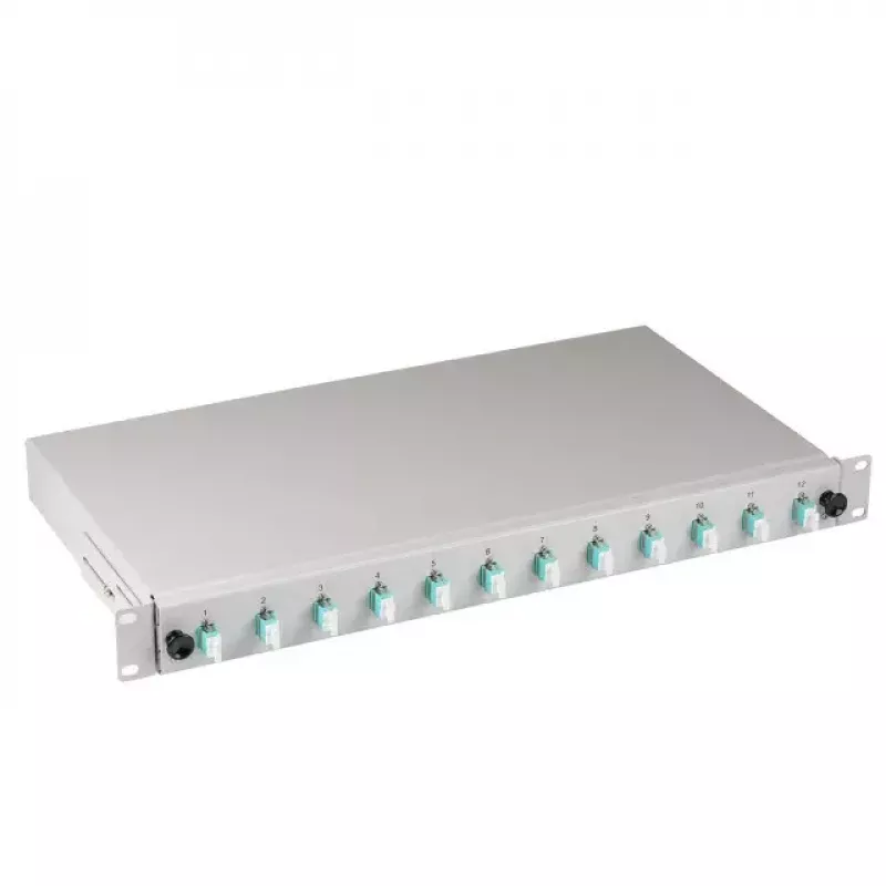 EFB Elektronik B71901L12OM3 šviesolaidinis adapteris LC Aqua pilka, daugiamodis