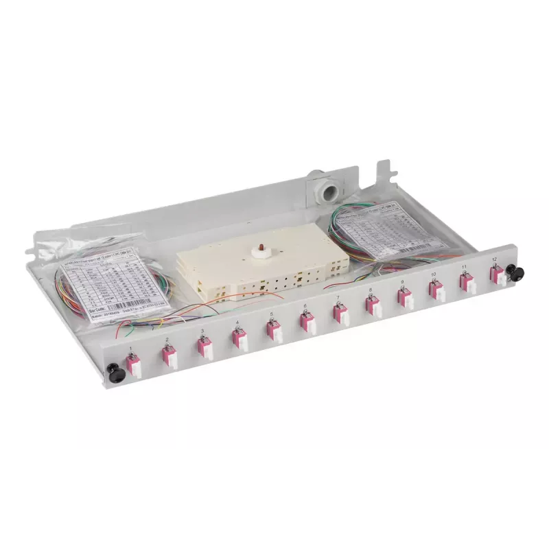 Pataisų skydelis EFB Elektronik B71901L48OM4 1U LC OM4 Pilka