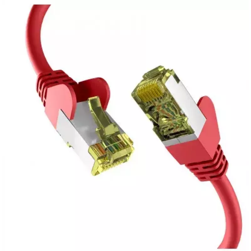 Tinklo kabelis EFB Elektronik EC020200058 25 m Cat6a S/FTP raudonas