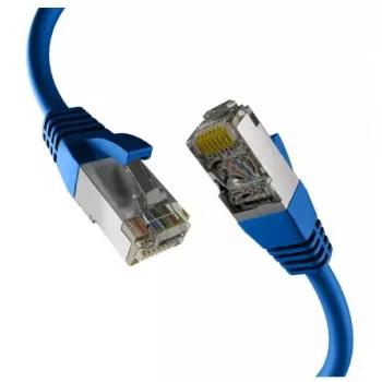 Tinklo kabelis M-Cab EC020200235 RJ-45 Cat8.1 1 m mėlynas