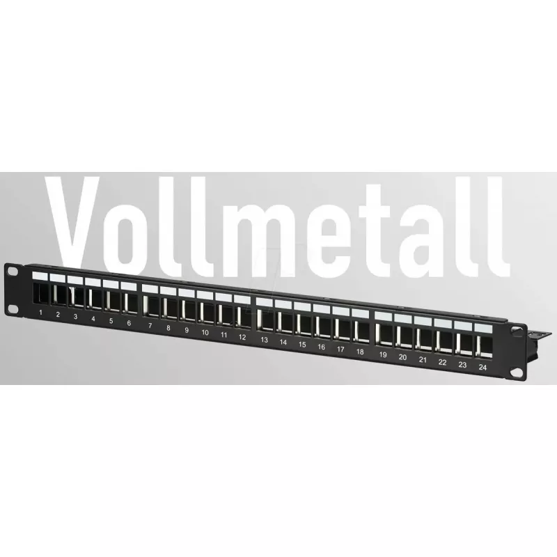 Patch panel EFB Elektronik EC020100002 19 colių 1U 24 prievadų