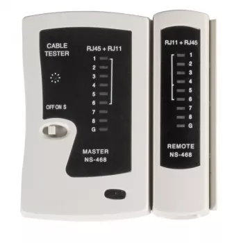 Vytos poros kabelių testeris EFB Elektronik 39919.1V2 RJ-11 RJ-12 RJ-45