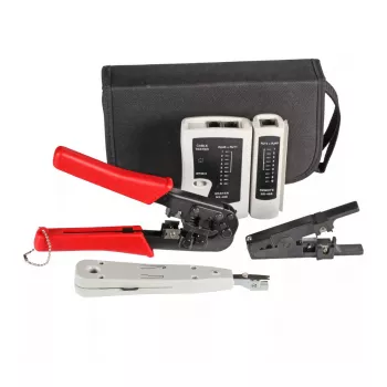Vytos poros kabelių testeris EFB Elektronik 39919.1V2 RJ-11 RJ-12 RJ-45
