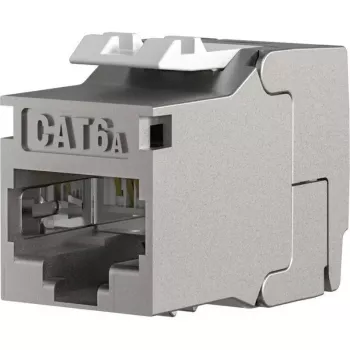 EFB Elektronik RJ45 Keystone plonas/trumpas korpusas Cat.6A, ekranuotas, 29,2 mm, montavimas be įrankių