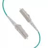 Šviesolaidinis kabelis EFB Elektronik O8303S10OM3 4x LC OM3 10 m Aqua smėlio juoda