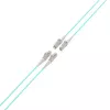 Šviesolaidinis kabelis EFB Elektronik O8303S10OM3 4x LC OM3 10 m Aqua smėlio juoda