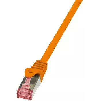 Tinklo laidas LogiLink Cat.6 S/FTP RJ-45 1 m oranžinis