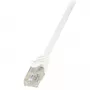 3 m tinklo kabelis LogiLink RJ-45 Cat6 U/UTP baltas