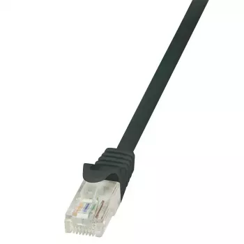 Tinklo kabelis LogiLink 3m RJ45 Cat6 U/UTP Juodas
