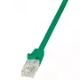 Tinklo kabelis LogiLink 2m RJ45 Cat6 U/UTP Žalias