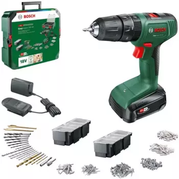 Belaidis smūginis grąžtas Bosch EasyImpact 18V 40 Nm, 2 greičių, 13 mm griebtuvas
