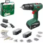 Belaidis smūginis grąžtas Bosch EasyImpact 18V 40 Nm, 2 greičių, 13 mm griebtuvas