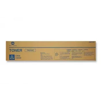 Tonerio kasetė Konica Minolta TN314C Žydra Originali, išeiga 26 000 psl., 1 vnt.