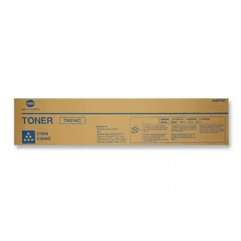 Tonerio kasetė Konica Minolta TN314C Žydra Originali, išeiga 26 000 psl., 1 vnt.