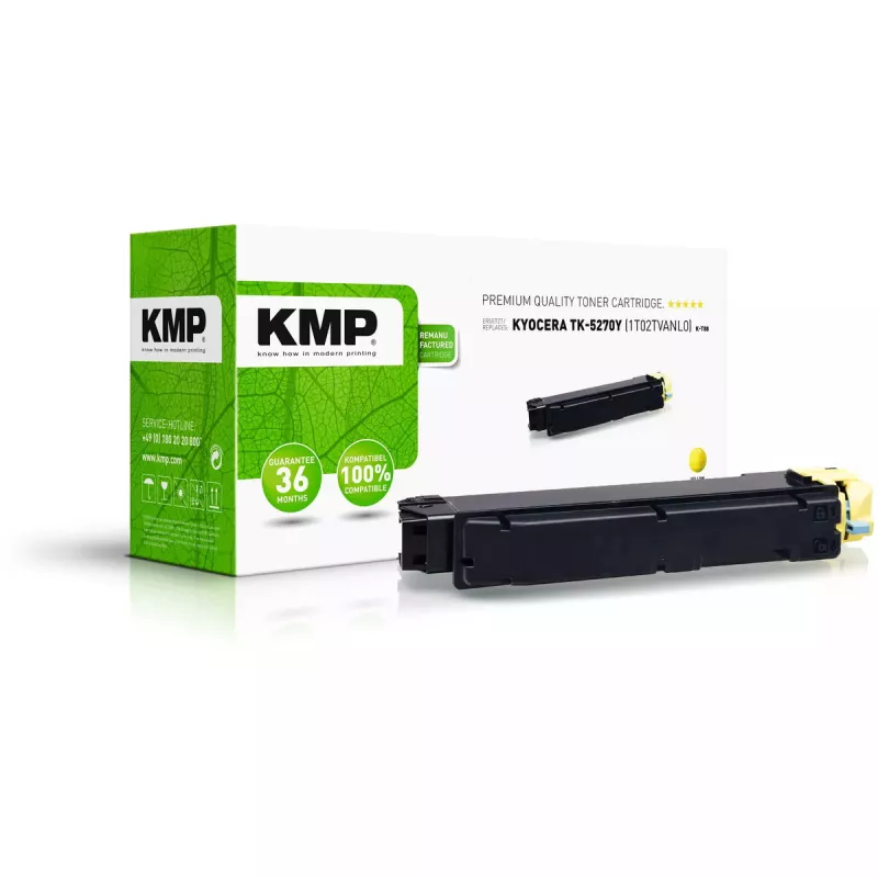 Toner KMP Kyocera TK-5270Y 6000 puslapių geltonas