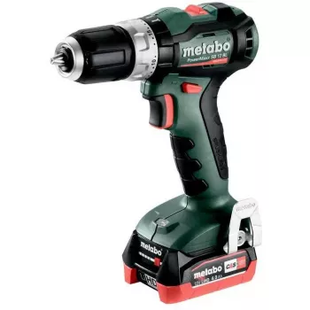 Belaidis akumuliatorinis gręžtuvas Metabo PowerMaxx SB 12 BL su 2x 4,0 Ah baterijomis