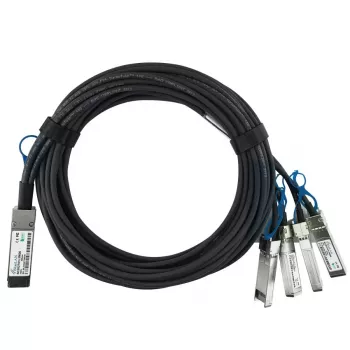 „InfiniBand“ / šviesolaidinis kabelis „BlueOptics Q28-4S28-DAC-1M-MT-BL“ 1 m QSFP28 4xSFP28 kištukas/kištukas