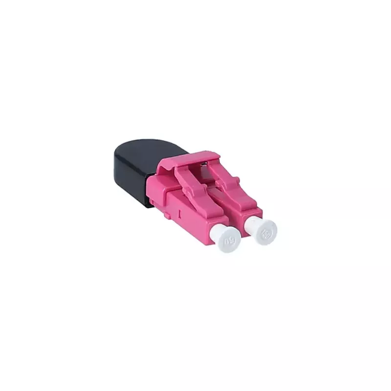 Skaidulinis optinis adapteris LC BlueOptics BOLBLCOM4 juoda rožinė