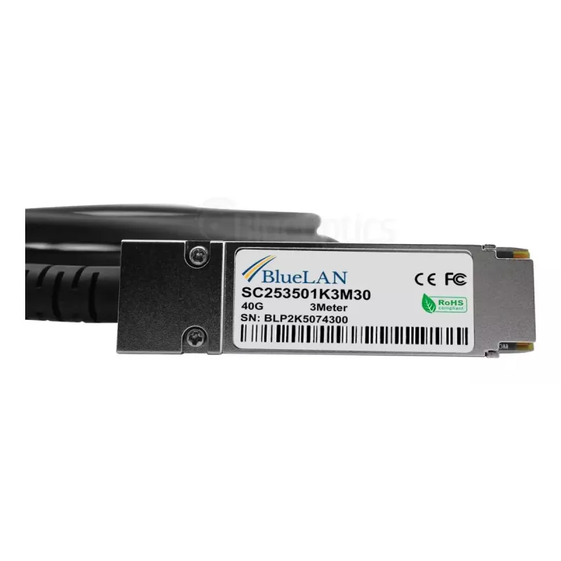 BlueOptics QSFP-4SFP10G-CU4M-BL InfiniBand / šviesolaidinis kabelis 5 m 4xSFP+ kištukas/kištukas