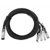 BlueOptics 40G-QSFP-4SFP-C-5M-BL InfiniBand / šviesolaidinis kabelis 4xSFP+ 5 m