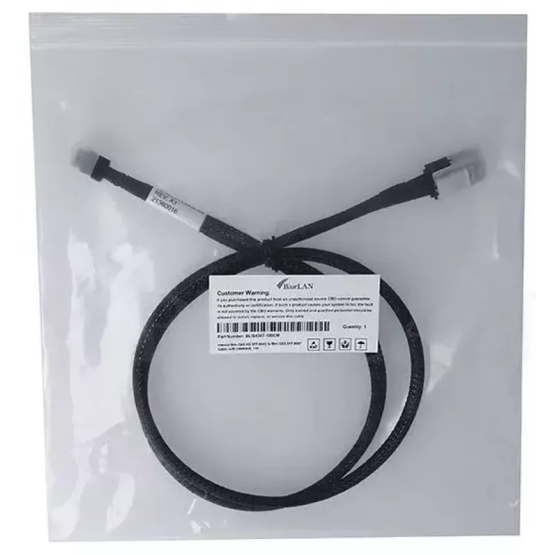 SAS kabelis BlueOptics BLIS4387-100CM 1 m MiniSAS-HD MiniSAS 6 Gbit/s