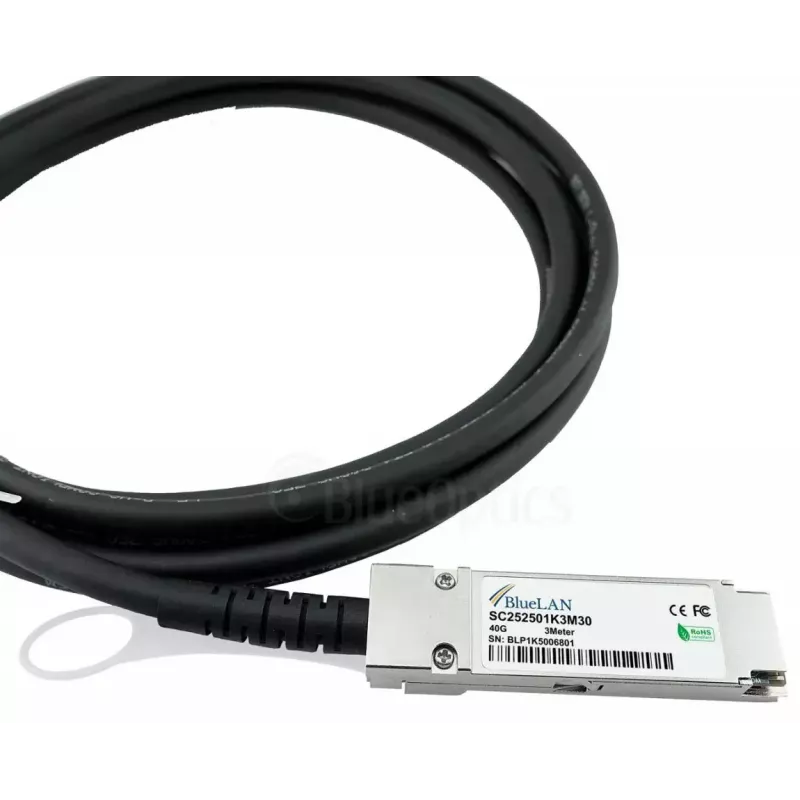 BlueOptics X66100-2-BL InfiniBand šviesolaidinis kabelis 2 m QSFP
