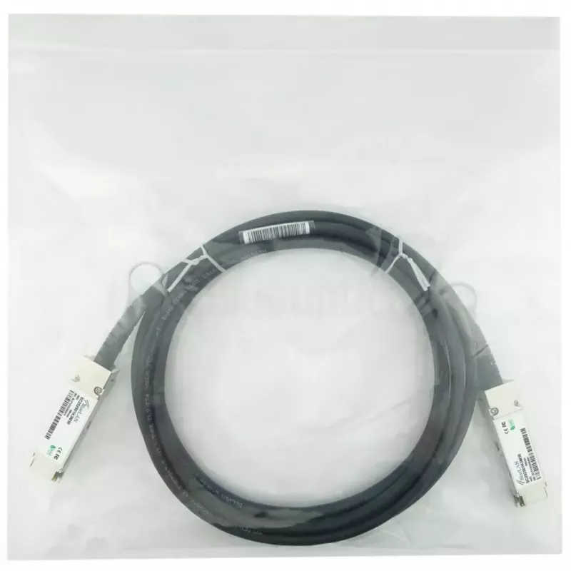 BlueOptics InfiniBand / optinio pluošto kabelis 3 m QSFP Juoda