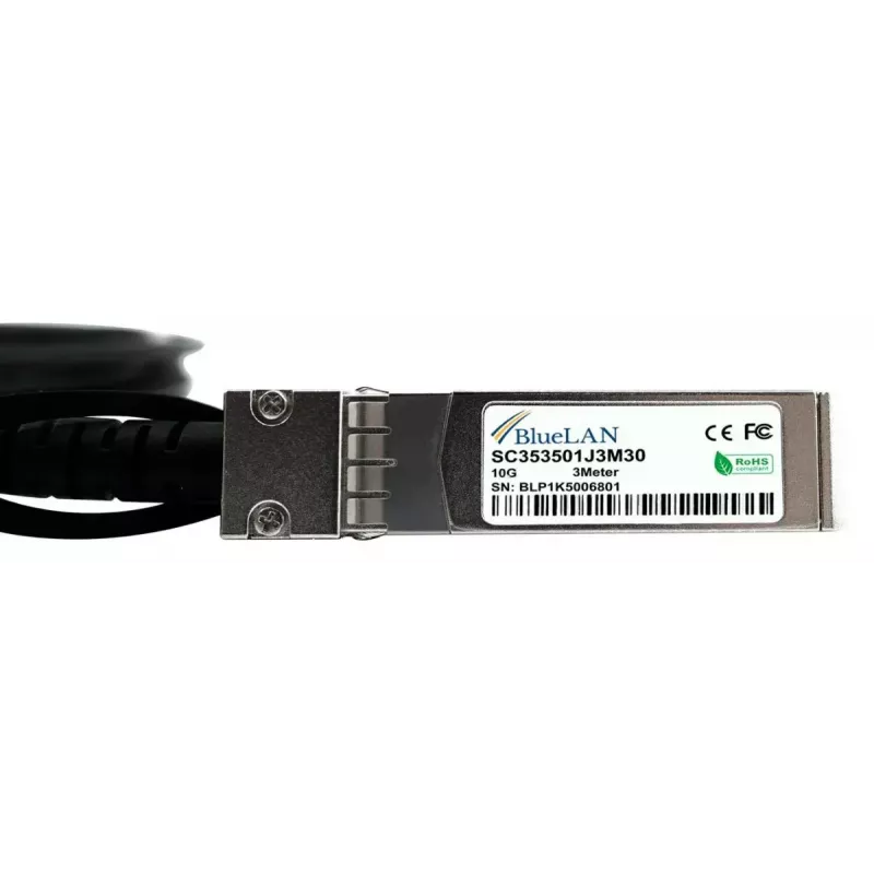 SFP+ kabelis BlueOptics SFP-DAC10-1M-BL 1 m kištukas/kištukas