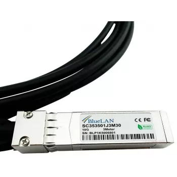BlueOptics InfiniBand/šviesolaidinis kabelis 5 m SFP+ Juodas 740-037250-BL