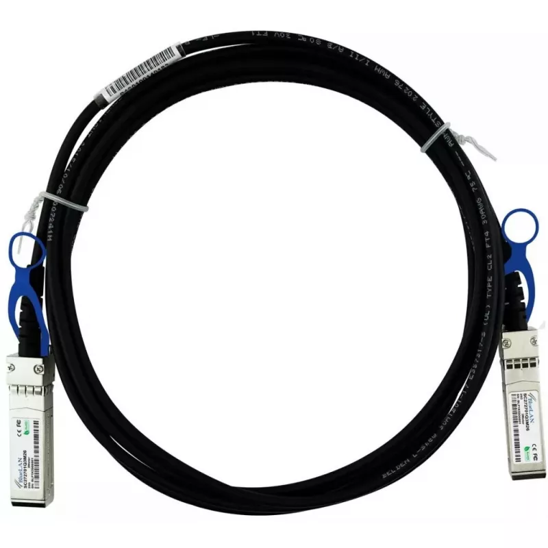 InfiniBand / šviesolaidinis kabelis BlueOptics X66130-05-BL 0,5 m SFP28 juodas
