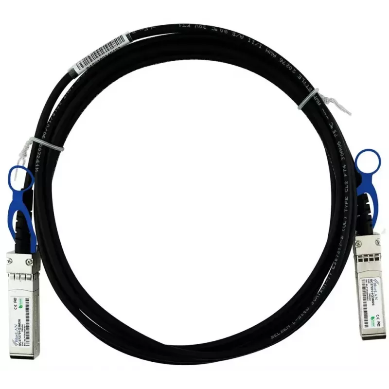 InfiniBand/šviesolaidinis kabelis BlueOptics VXFJY-BL 3 m SFP28