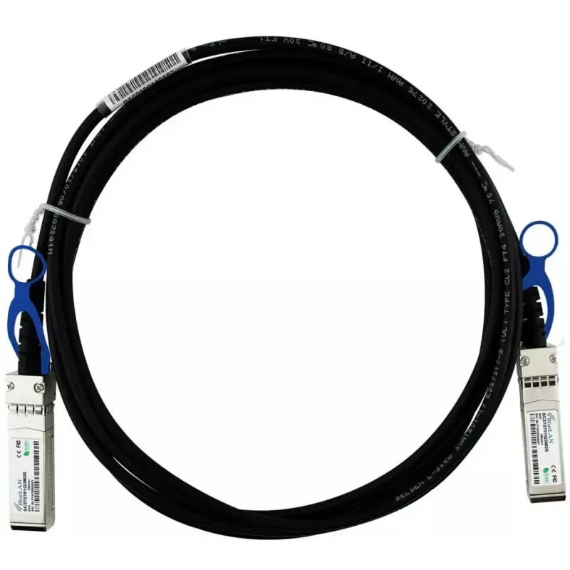 SFP DAC laidas BlueOptics SFP-DAC25-3M-BL 3m SFP28 kištukas/kištukas