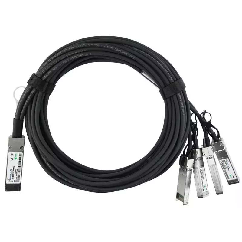 BlueOptics Q+BC0003-S+-BL InfiniBand / šviesolaidinis kabelis 3 m QSFP 4xSFP+