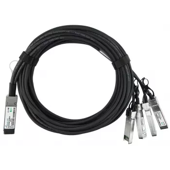 InfiniBand / šviesolaidinis kabelis BlueOptics SFPPQSFP28-05-BL 5 m QSFP 4xSFP+