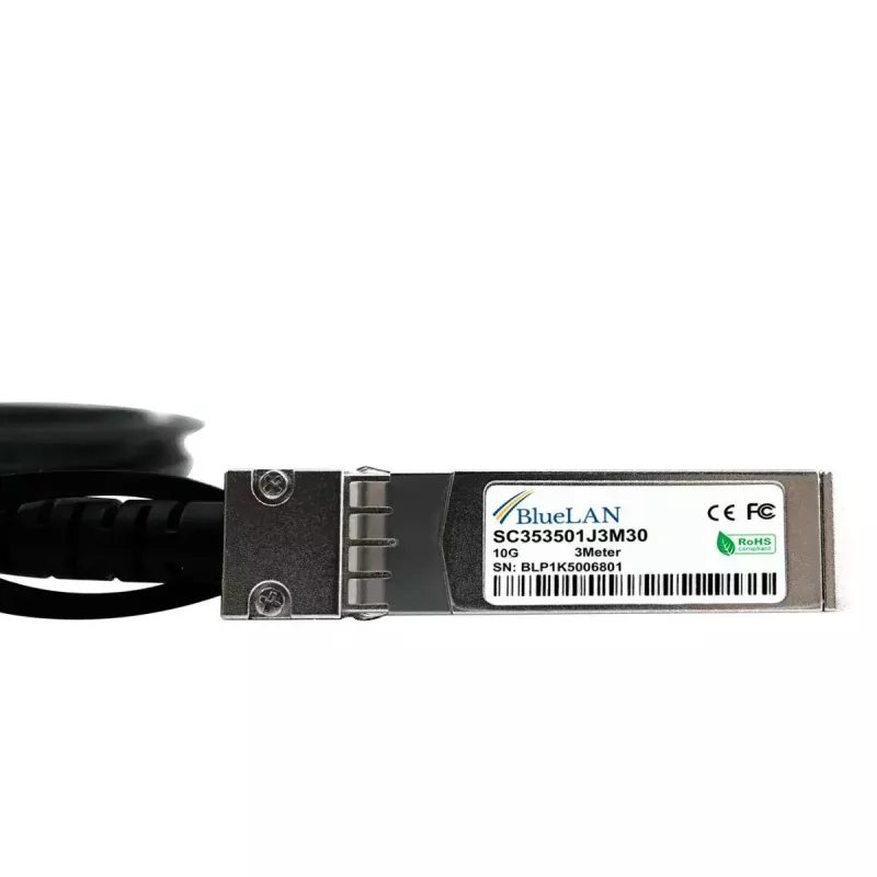 InfiniBand / šviesolaidinis kabelis BlueOptics 10G-SFP-TWX-P-0301-BL 3 m SFP+ kištukas/kištukas