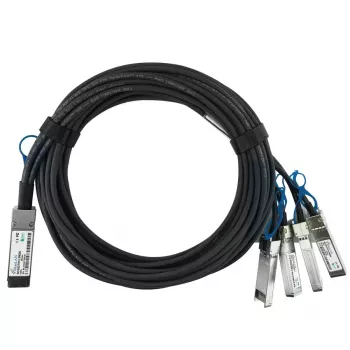 Tinklo kabelis BlueOptics 4Z57A85043-BL QSFP28 4x SFP28 InfiniBand 2m juodas