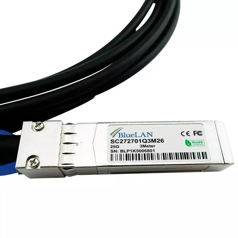 SFP28 DAC kabelis BlueOptics SFP28-DAC-0.5M-BL 0,5m SFP28 jungtys