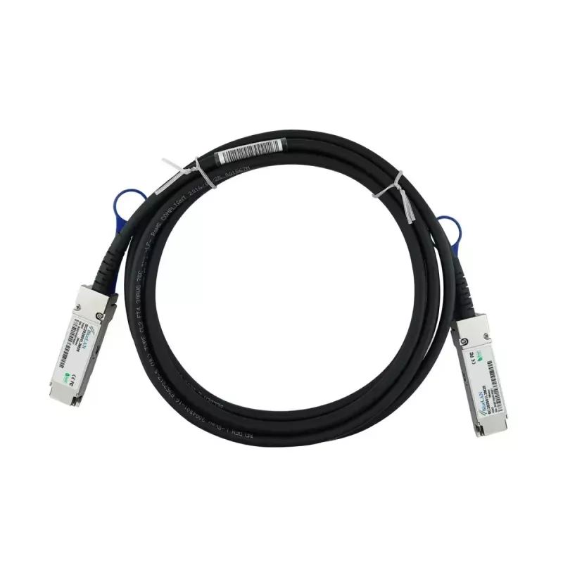 DAC kabelis BlueOptics FN-CABLE-QSFP28-3-BL QSFP28 QSFP28 InfiniBand 3 m Juodas