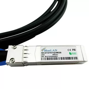 DAC kabelis BlueOptics SFP-25G-CU3M-BL SFP28 25G 3m Juoda