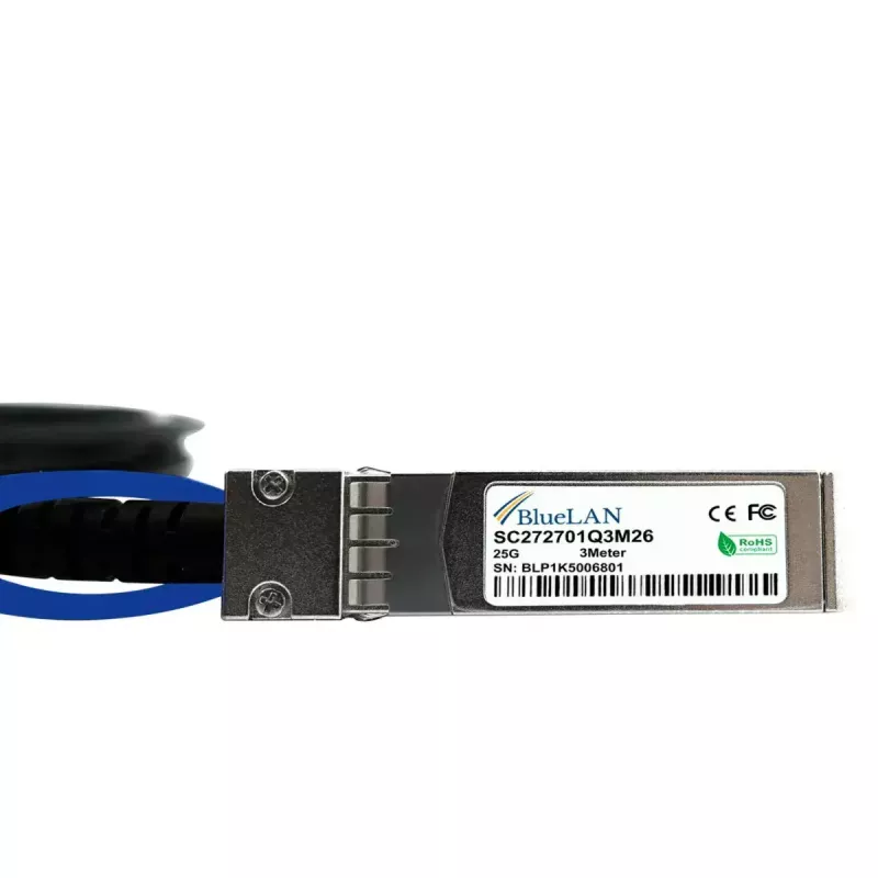 DAC kabelis BlueOptics SFP-25G-CU3M-BL SFP28 25G 3m Juoda