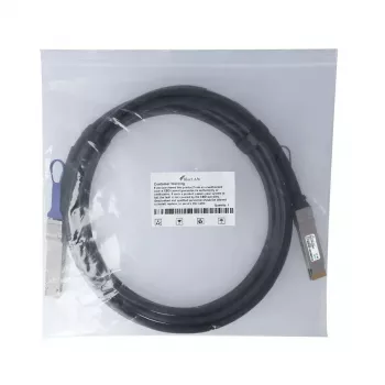 DAC laidas BlueOptics PAN-QSFPDD-DAC-2M-BL QSFP-DD InfiniBand 2m Juodas