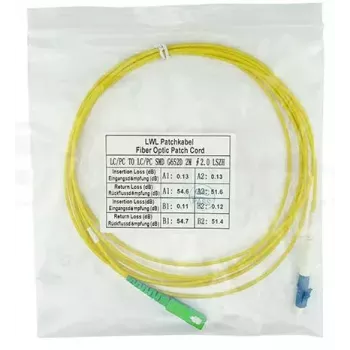 BlueOptics SFP2122BU2MS InfiniBand šviesolaidinis kabelis 2 m LC SC Geltonas